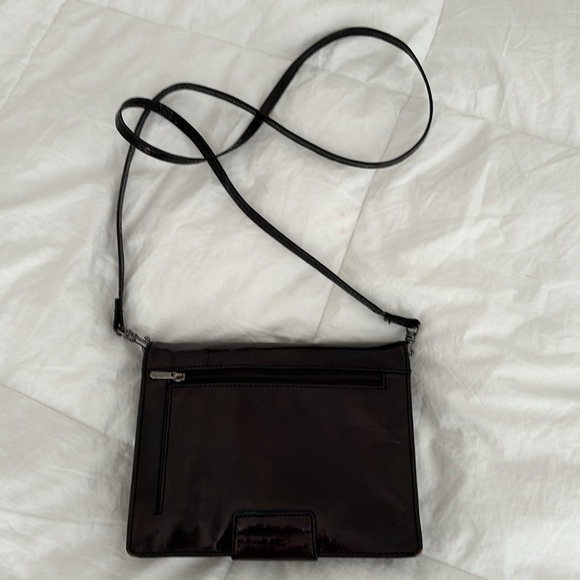 Danier Italian Leather crossbody Bag Brown Colour - Picture 2 of 10